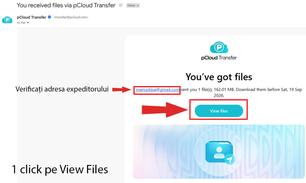 click pe View Files