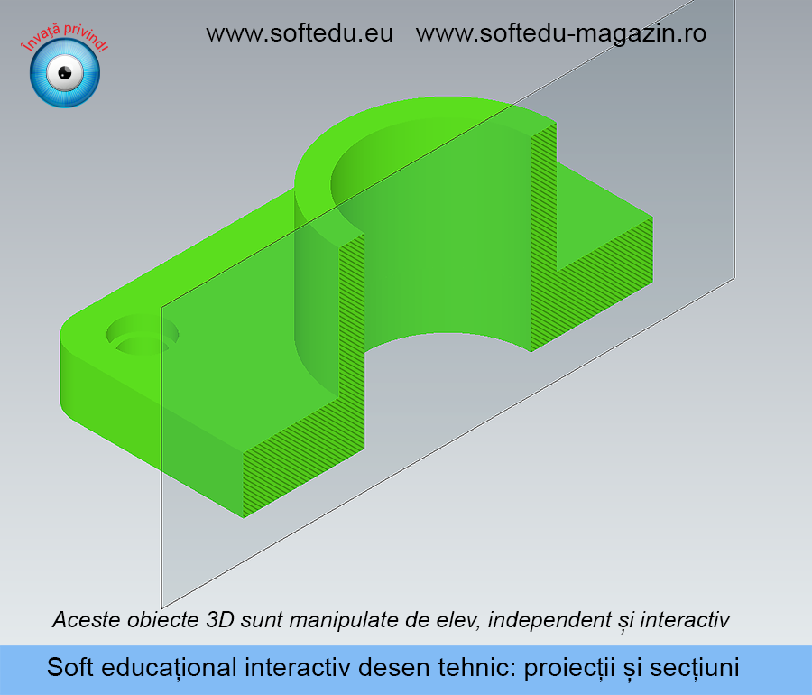 desen tehnic proiecții secțiuni